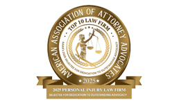 American Assocation Of Attorney Advocates 2025 | 2025 Personal Injury Law Firm | Selectee for Dedication to outstanding Advocacy